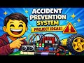 Accident Prevention System Using Arduino | School &amp; College Project 💡