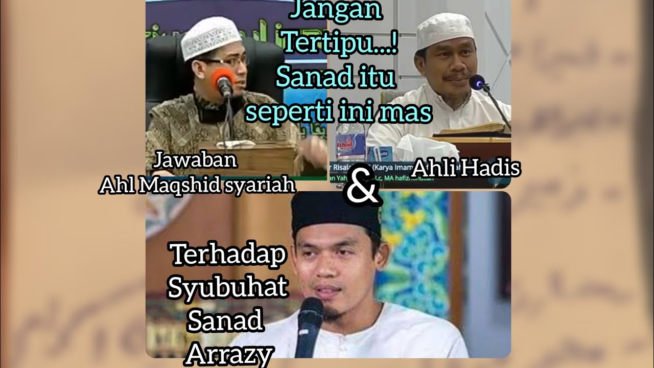 Sanad versi Ahli Filsafat arrazy VS Sanad versi Ahli fiqh dan Ahl Hadis