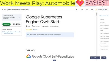 Google Kubernetes Engine: Qwik Start #qwiklabs | #GSP100