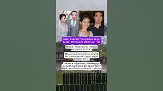tanggapn yusuf tentang cut tari dengan ariel noah #cuttari #ariel #hotman #gosipartis #beritaterkini