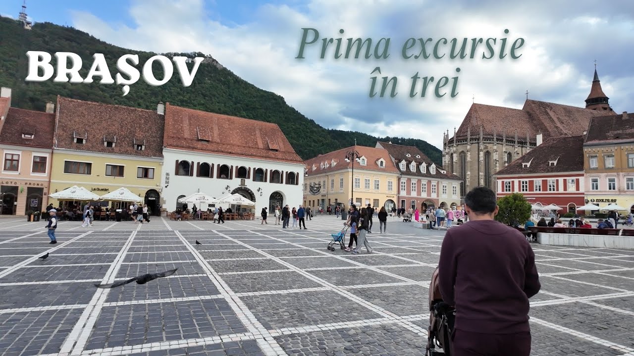 🚗 Prima excursie ÎN TREI | O zi la Brasov 🏔️ | Vlog de familie 👨‍👩‍👧 | Emma Uță