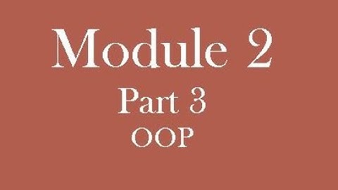 S6 ECE(KTU Syllabus).... OOP.... Module 2  Part3