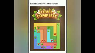 Sand Shape All Levels 201 - 202 - 203 - 204 - 205 - 206 - 207 - 208 - 209 - 210 Solution Walkthrough