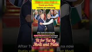 Tit for Tat By Modi #putin #trending #modi #shorts