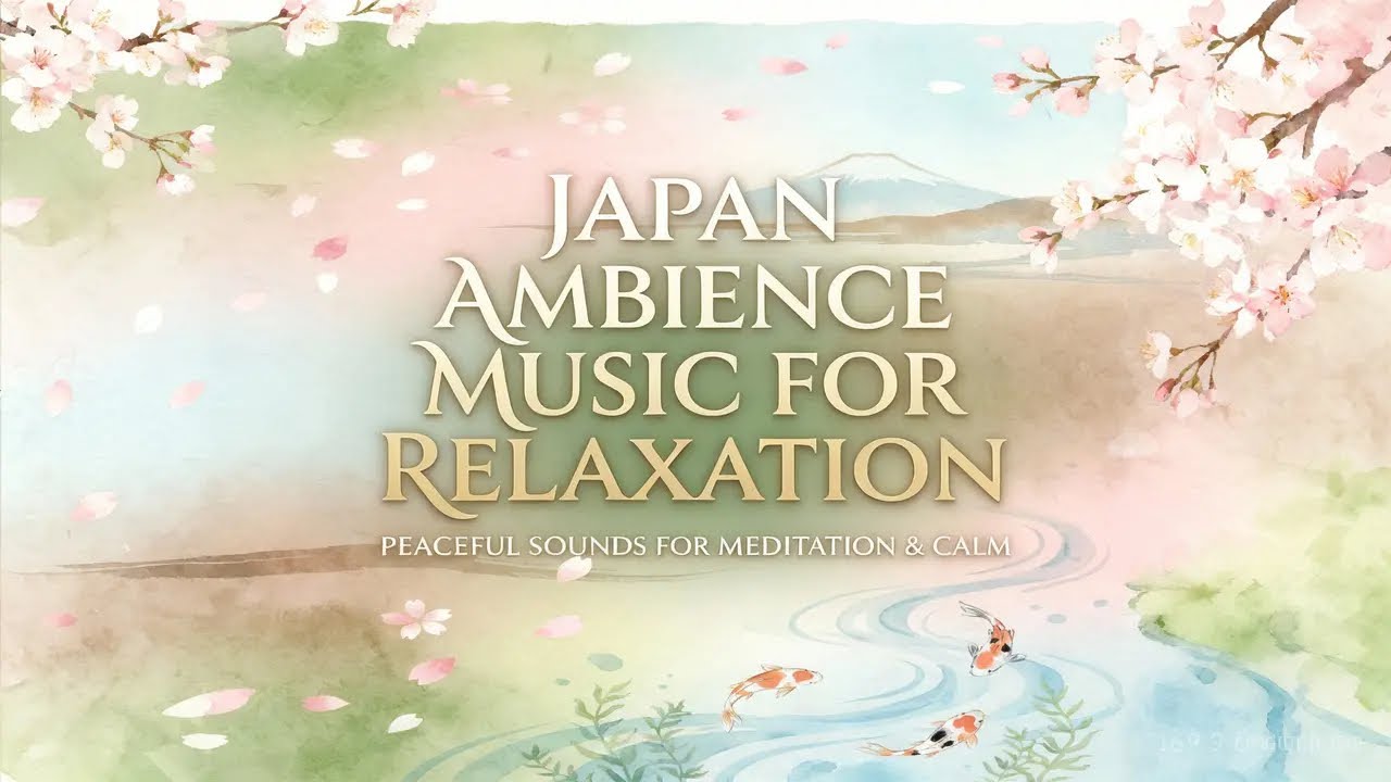 1 HOUR Japanese Zen Garden Ambience | Relaxing & Serene Music for Sleep, Meditation & Stress Relief