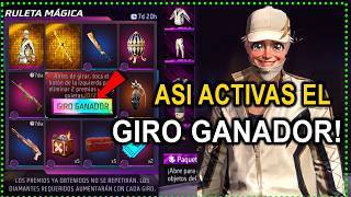 Free Fire Está Regalando la Skin Jugador Pro Cómo  Funciona el "Giro Ganador" en Free Fire Ruleta