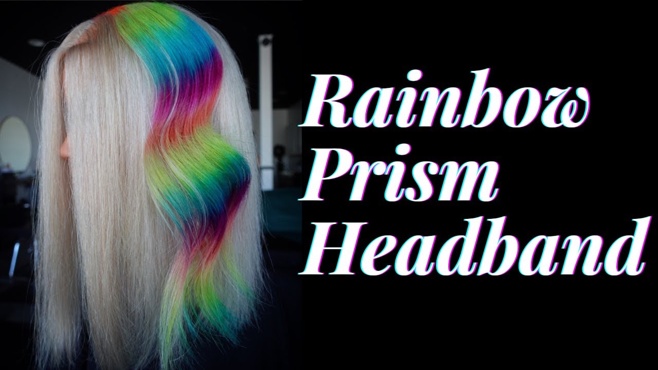 Rainbow Prism Headband Hair Tutorial