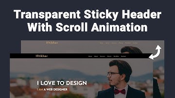 How to Create Transparent Sticky Headers With Brizy Pro