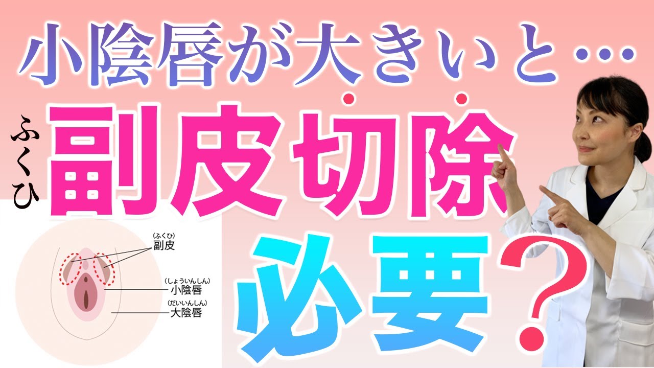 小陰唇が大きいと副皮切除が必要 婦人科形成を女医が解説 Youtube 小陰唇が大きいと副皮切除が必要 婦人科形成を女医が解説 Youtube