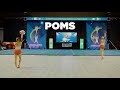 DUO POMS SENIOR | SELECCIÓN VALLE | NACIONAL INTERLIGAS DE PORRISMO - ZIPAQUIRÁ | 3er PUESTO | 2025