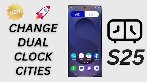 🕒 Change Dual Clock Cities on Galaxy S25/S25+/Ultra Home Screen (Step-by-Step!)