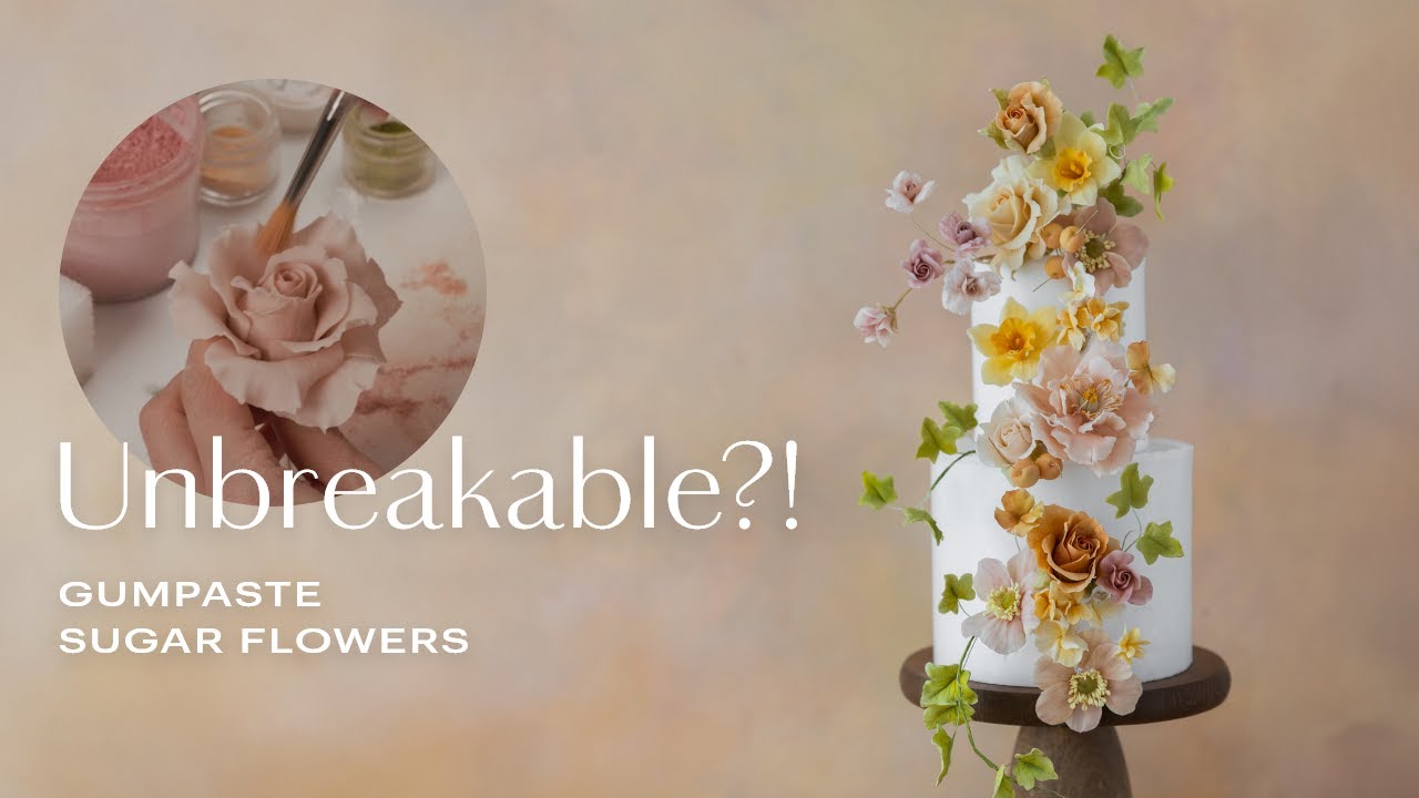 How to make flexible sugar flowers: gumpaste Hellebores (Winter