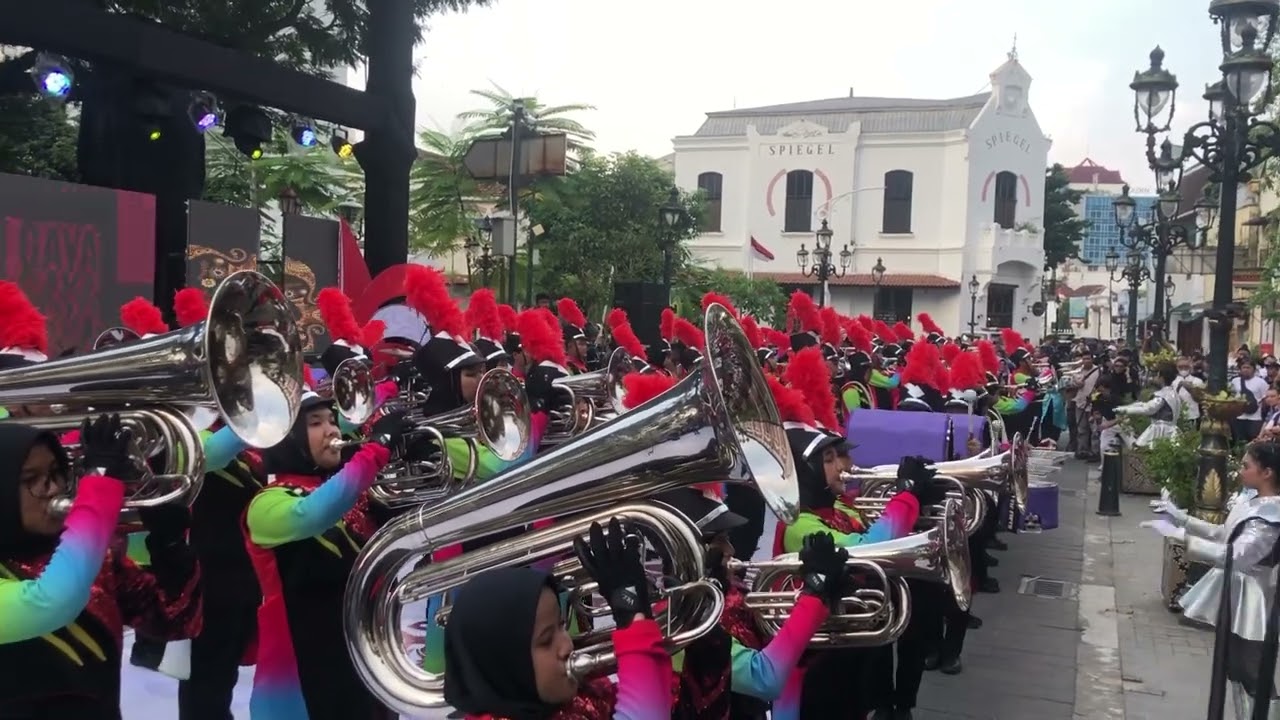Parade Semarak 476 Kota Semarang MB GBS SMp Negeri 1 Semarang