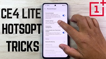 🌐 OnePlus Nord CE4 Lite Personal Hotspot Setup | Easy Step-by-Step Guide 🌐