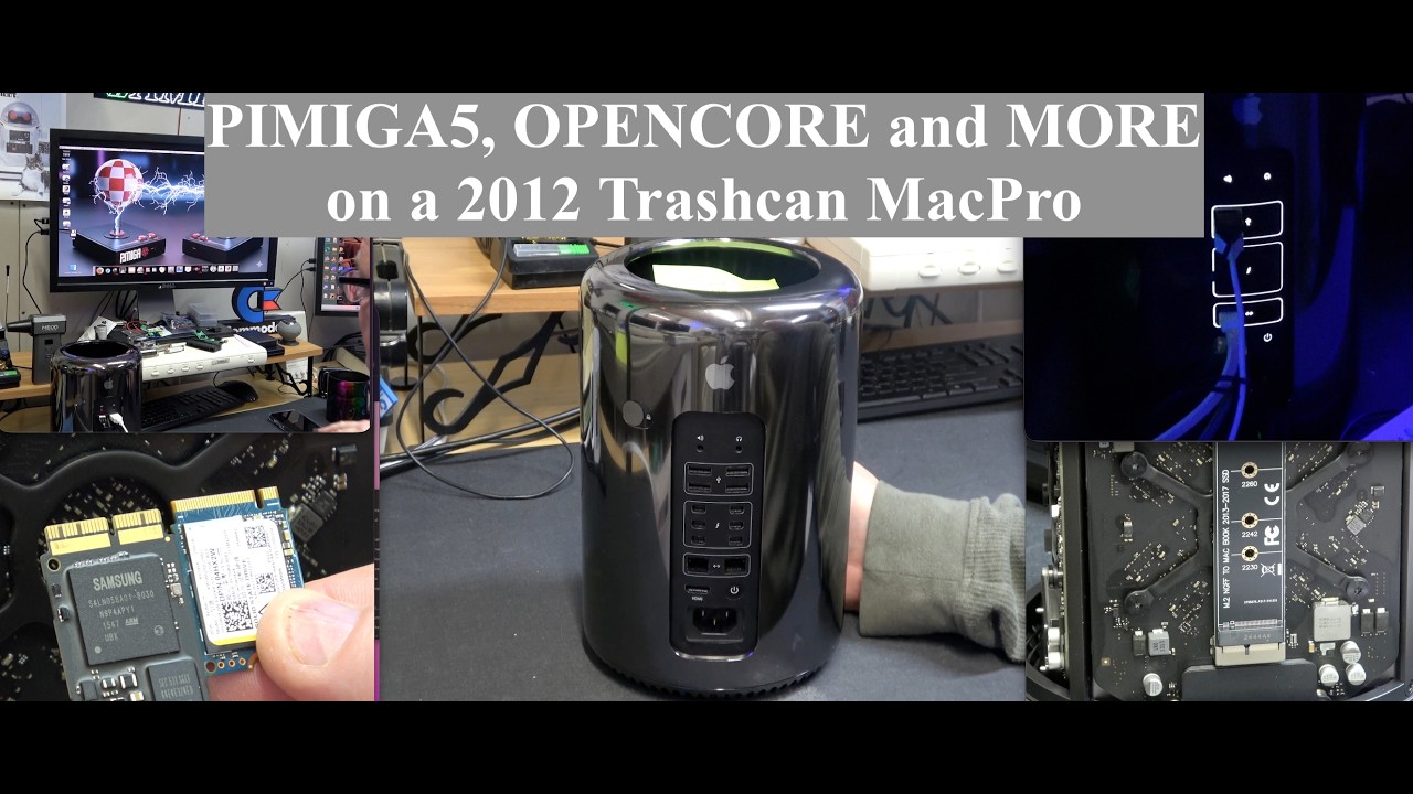 Pimiga5 ,OpenCore and more ! on a 2013 Trashcan mac pro - YouTube