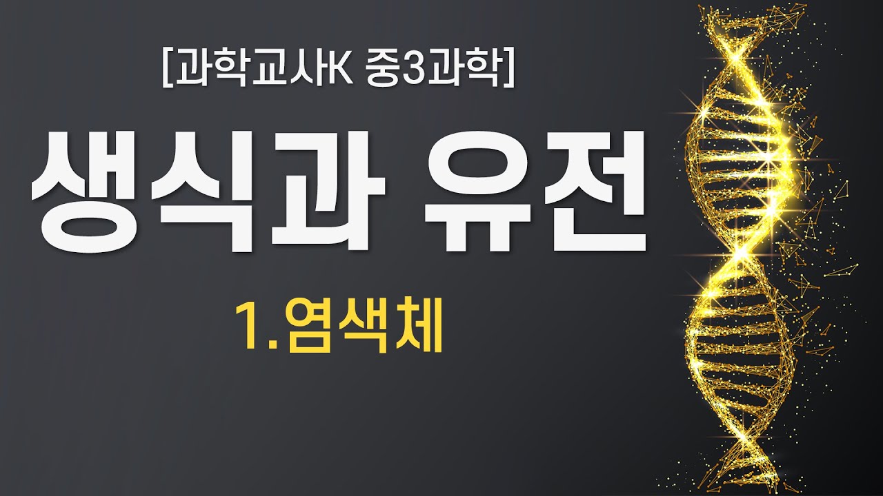 [중3과학] Ⅴ.생식과 유전 - 1-1.염색체