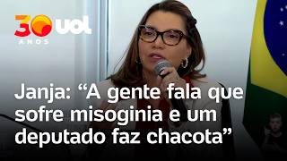Janja criticizes 'congressman who mocked' misogyny after Lula signs pro-women laws