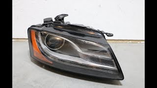 2008-2012 Audi A5 S5 OEM Headlight Repair Tab Kit Installation