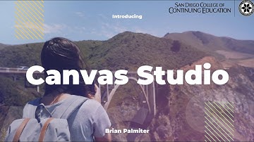 Canvas Studio Introduction Part 1 of 2