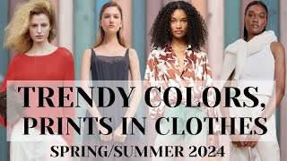 All about fashionable colors and prints for Spring/Summer 2024