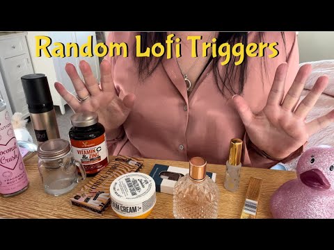 RANDOM 😵‍💫 LoFi ASMR Triggers •Tapping • Scratching #satisfyingsounds
