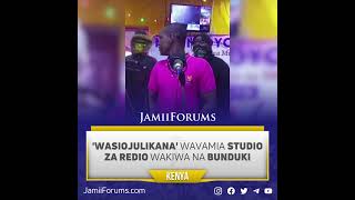 Wasiojulikana Wavamia Studio Za Redio Wakiwa Na Bunduki