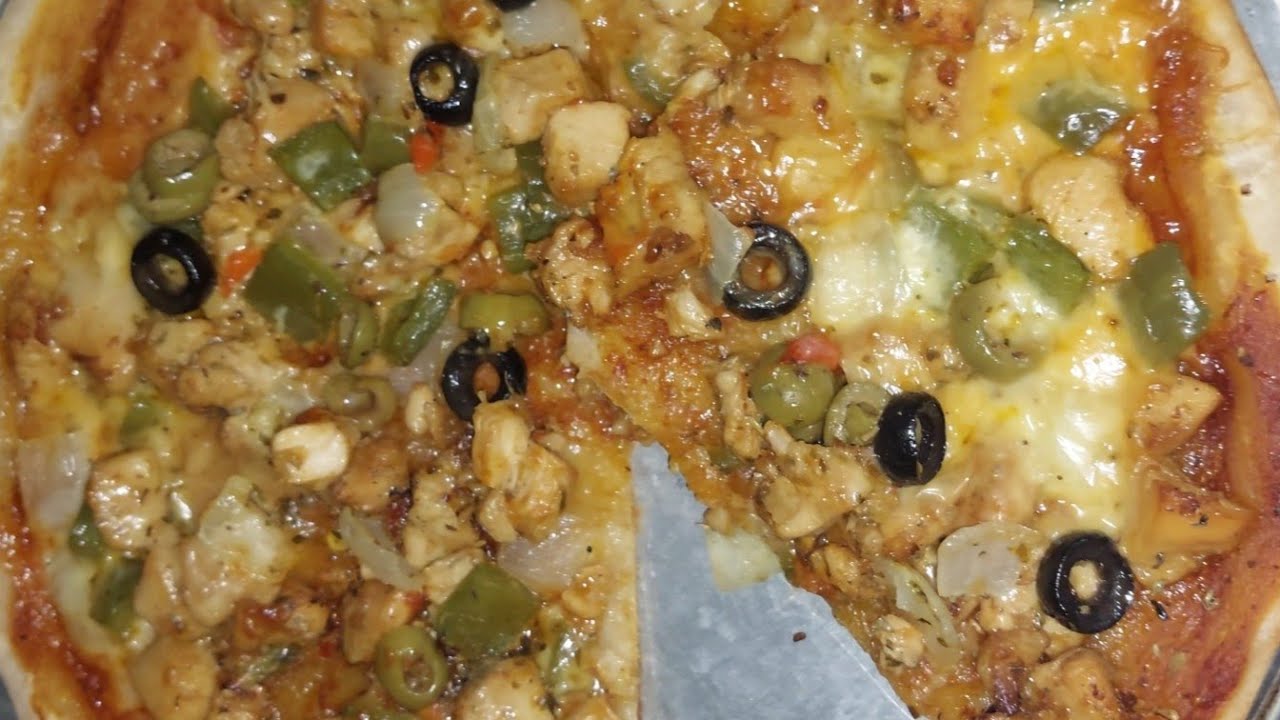 Oven kay Bagair Bakery Jesa Pizza Bnanaye Bake a Pizza Without Oven 🍕 YouTube
