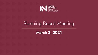 Planning Board / March 2, 2021