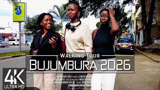 4K 60Fps Virtual Walking Tour Bujumbura - Burundi 2026 Original Sounds No Comment Asmr