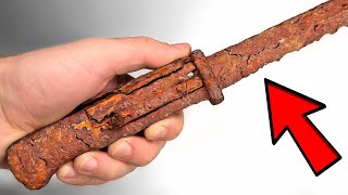 Rust is Peeling this Crusty Bayonet - Restoration from Old to Gold