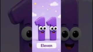 Cute Cartoon Numbers 11-20 🎈 | Kids Learning Video #shortvideo #11to20 #CountingSong #KidsLearning
