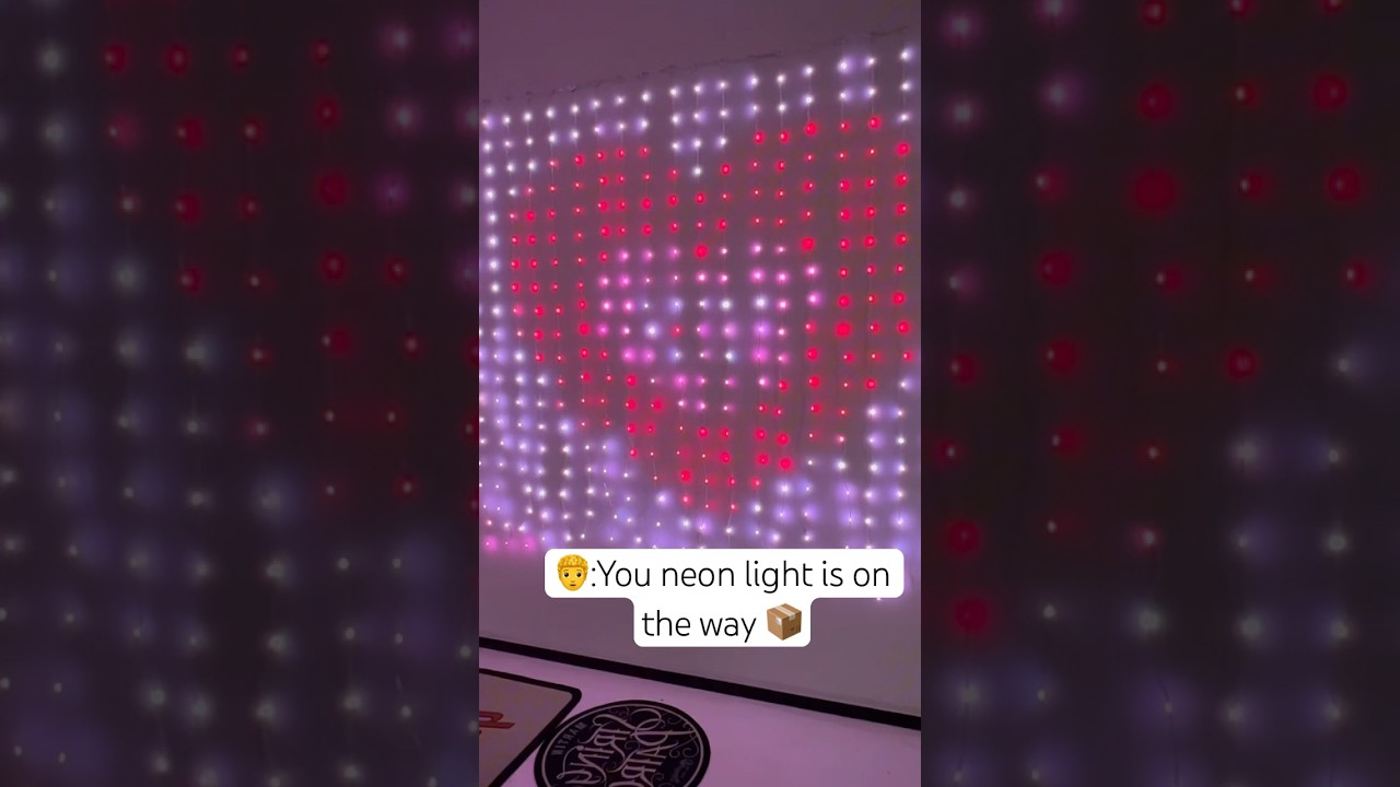 You neon light is on the way 📦 