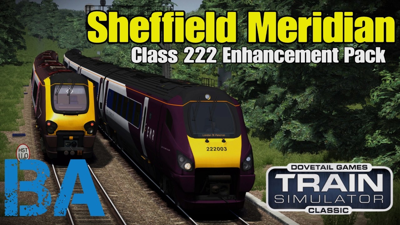 Шеффилд — Дерби по меридиану! — Дополнение Class 222 — Главная линия Мидленда — Train Simulator C...