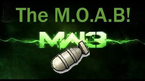 Cod MW3 MOAB, Its Been awhile. i still got it