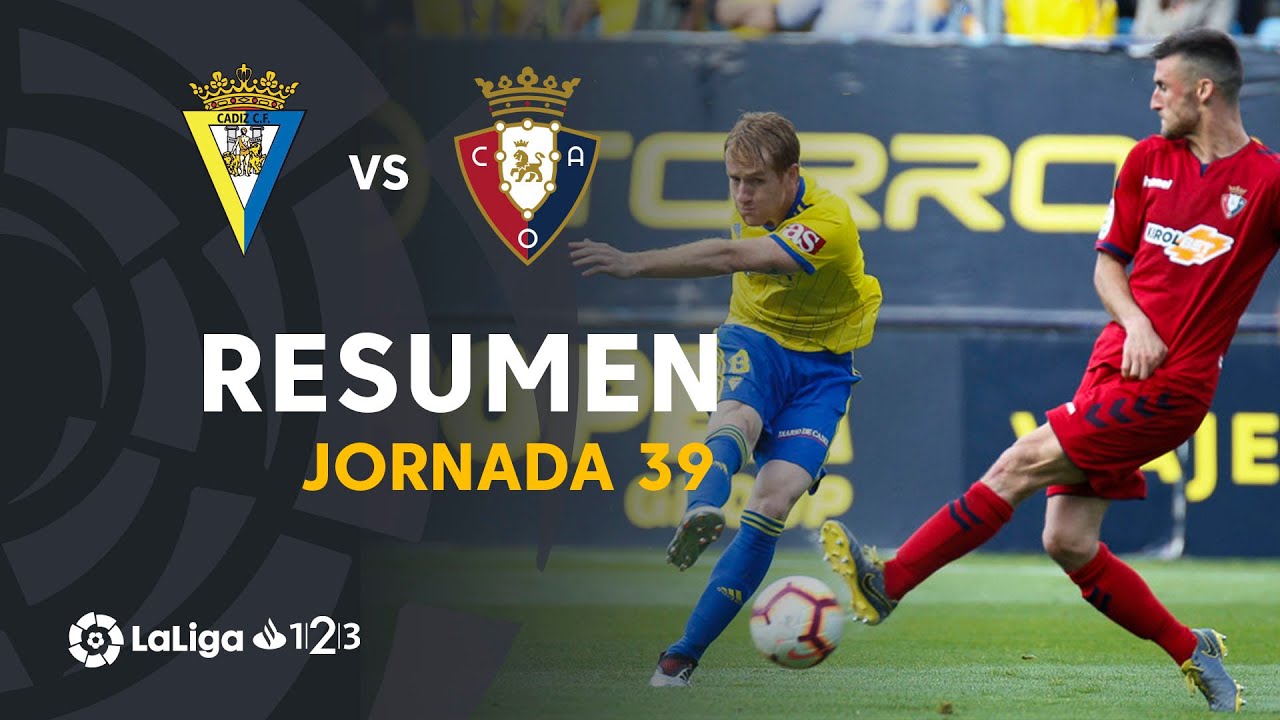 football score Highlights Cadiz CF vs CA Osasuna (0-0)