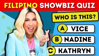 Guess the FILIPINO Celebrities Quiz🧐🇵🇭! General Knowledge Quiz  🎬 screenshot 2