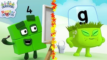Four and More! | Learn to Read and Count | @Blocks-Universe