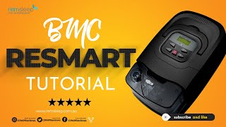 BMC  RESmart Auto CPAP Settings - How To Change Pressure Settings