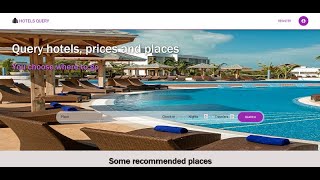 CS50 Final Project: Hotels Query website