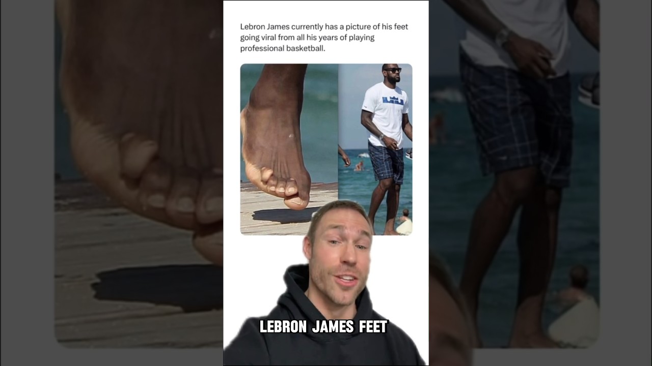 lebrons feet