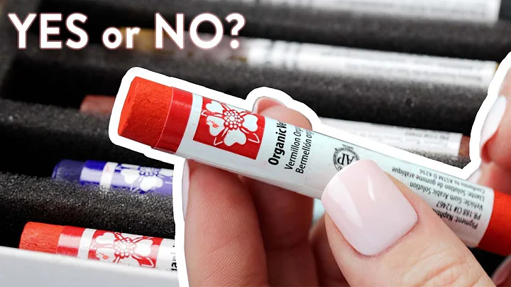 Trying Daniel Smith watercolor sticks for the firs...
