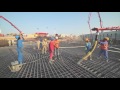 فيديو يبرز عملية صب أكبر أساسات خرسانية مستمرة في العالم