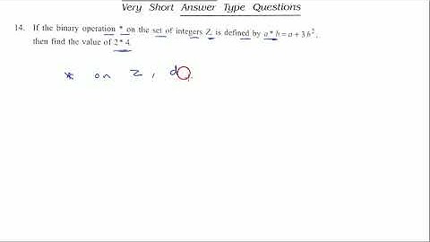 If the binary operation * on the set of integers Z, is defined by a*b=a+3b^2 then find the value of