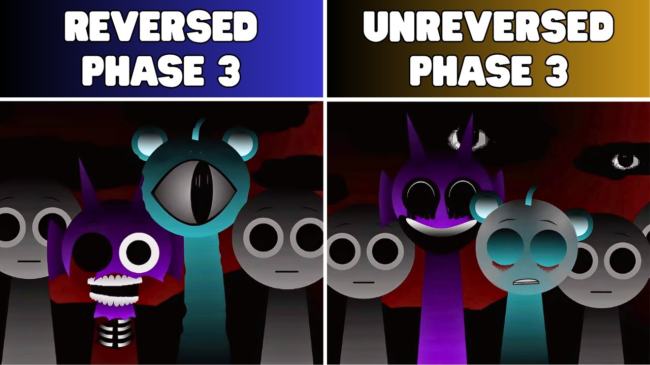 Incredibox Sprunki Reversed Phase 3 – Original VS UnReversed: Who Did It Better?