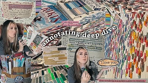 ANNOTATING DEEP DIVE ⋆🔍˚₊✧ how i annotate, staying organized, my annotated books, materials to use🕵🏻