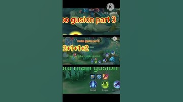 gusion😀😀combo skill titorial #mobilelegends #gusionhyper