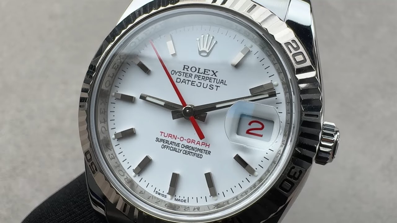 Rolex Datejust Turn-O-Graph 116264 WHT IX OYS - Rolex Certified