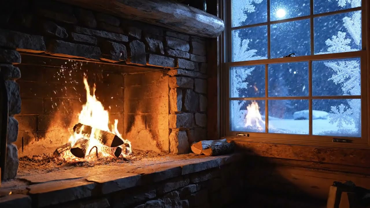 4H of Gentle Fireplace Pops & Crackles | Fireplace Dreamscape