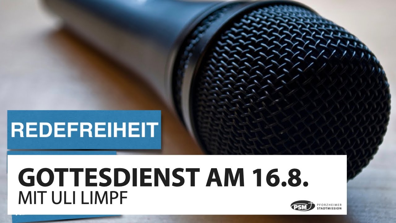 Gottesdienst 16 8 Pforzheimer Stadtmission Youtube