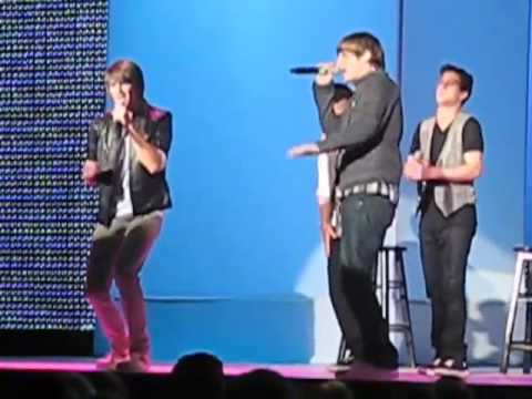Big Time Rush boys James, Logan, Kendall and Carlos perform at The Music Box in Hollywood. Check out this video and let us know what you think of their singing and dancing skills!